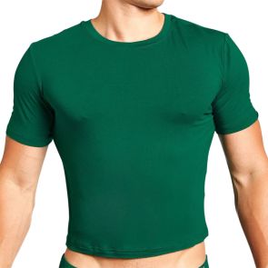 TEAMM8 Body Bamboo Crop Tee TU-CTBODY2 Green