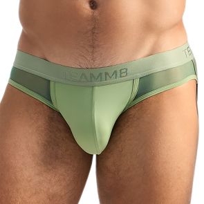 TEAMM8 Score Sheer Slim Jockstrap TU-JK2SCORE Sage
