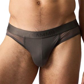 TEAMM8 Score Sheer Slim Jockstrap TU-JKSCR Pewter