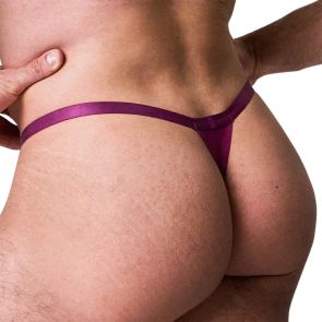 TEAMM8 You Bamboo Micro Thong TU-MTGYBB Eggplant