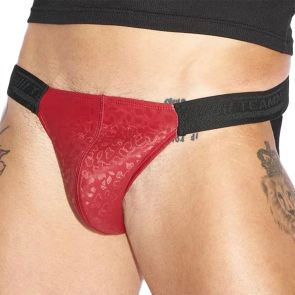 TEAMM8 Strapped Sports Brief TU-SBFSTRPD Crimson