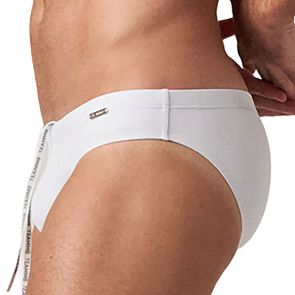 TEAMM8 Statement Swim Brief TU-SBRSTM White