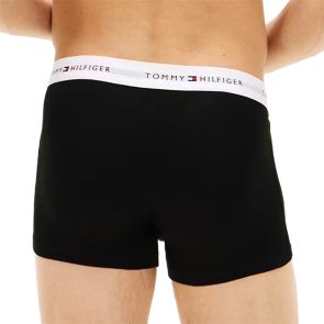 Tommy Hilfiger Logo Waistband Trunks 3-Pack Desert Sky/White/Primary Red