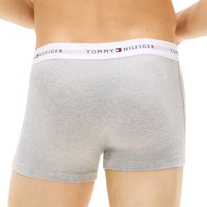 Tommy Hilfiger Logo Waistband Trunks 3-Pack Grey/Black/White