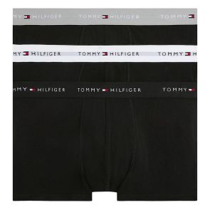 Tommy Hilfiger Signature Repeat Logo Waistband Trunks 3-Pack Grey/Black/White
