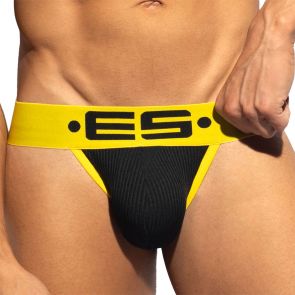 ES Collection Ribbed Recycled Jockstrap UN2155 Black