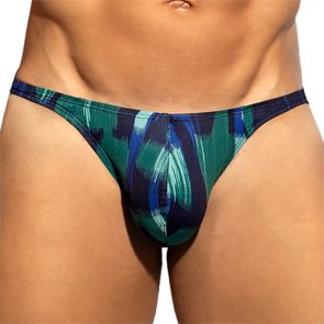 ES Collection Abstract Bikini Brief UN690 Green