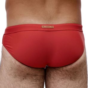 2EROS Calypso Colour-Blocked Byron Swim Brief V10103 White/Terracotta