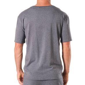 Mitch Dowd Soft Bamboo Crew Neck Sleep Tee VTL182 Grey Marle