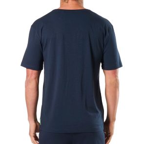 Mitch Dowd Soft Bamboo Crew Neck Sleep Tee VTL182 Navy