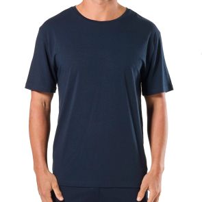 Mitch Dowd Soft Bamboo Crew Neck Sleep Tee VTL182 Navy