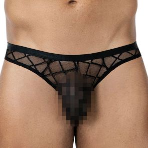 CUT4MEN RAVAGE Web Sheer Thong C4MRAV109 Black