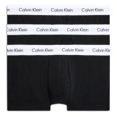 Calvin Klein Cotton Stretch Low Rise Trunk 3-Pack U2664 Black