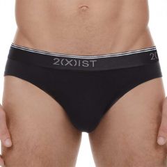 2xist Stretch No-Show Brief 3-Pack 21320 Black