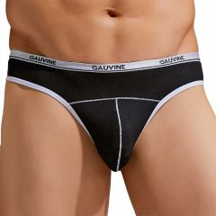 Gauvine Modern Structure Thong 1006 Black