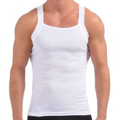 2xist Essentials Square Cut Tank Top 2-Pack 20227 White