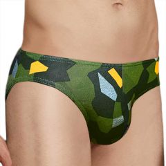 Doreanse Geo Camo Brief 1273 Mandarin