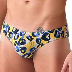 Doreanse Imprimé Brief 1407 Blue Leopard