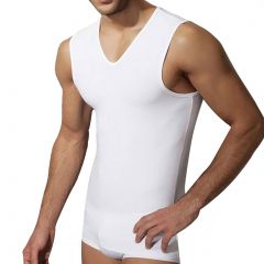 Doreanse VNeck Athletic Tank 2210 White