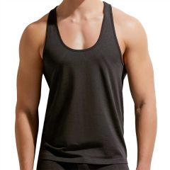 Gauvine Essential Tops Racer Back Tank Top 5000 Black