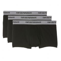 Emporio Armani Trunks 3-Pack 111357 CC717 Black