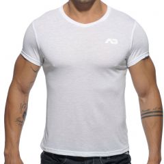 Addicted Basic V Neck T-Shirt AD423 White