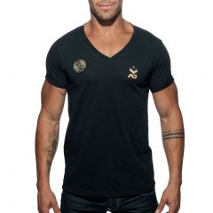 Addicted Military T-Shirt AD610 Black