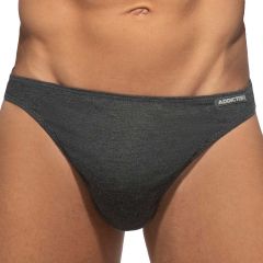 Addicted Cotton Bikini Brief AD985 Charcoal