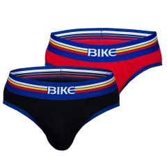 BIKE Brief 2-Pack BAS307 Black and Red