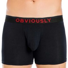 Obviously FreeMan Boxer Brief 3 Inch Leg C00 Black