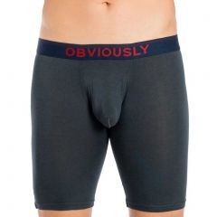 Obviously FreeMan Boxer Brief 9 Inch Leg C01 Ash