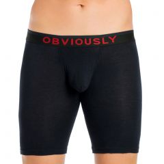 Obviously Freeman 6 Inch Leg Boxer Brief C09 Black