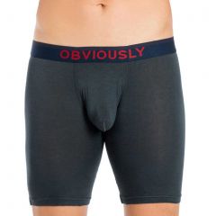 Obviously Freeman 6 Inch Leg Boxer Brief C09 Ash