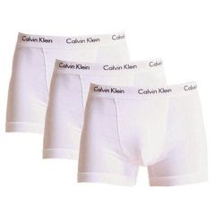 Calvin Klein Low Rise Cotton Trunk 3-Pack U2664 White
