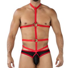 CUT4MEN RAVAGE Daring Harness Halter C4MRAV114 Red