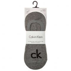 Calvin Klein Albert Logo Liner Socks 3-Pack ECA343 Grey Heather/White/Black