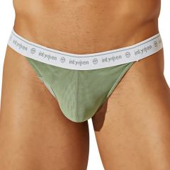 Intymen Linea V-Back Sheer Thong INK016 Green