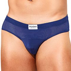 Intymen Shadow Mesh Brief INJ111 Navy
