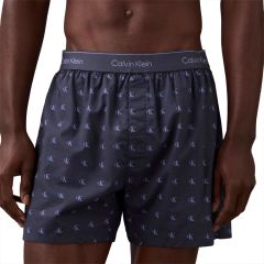 Calvin Klein Cotton Poplin Boxer NM2831 Embossed Monogram Print