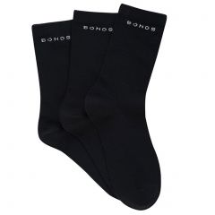 Bonds Mens Cotton Crew 3-Pack SYFK3N Black