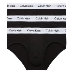 Calvin Klein Cotton Stretch Hip Brief 3-Pack BU2661 Black