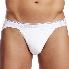 2xist Cotton Stretch Sport Brief 3-Pack 021312 White