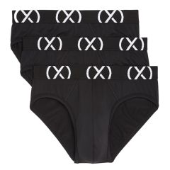 2xist Sport No-Show Brief 3-Pack X20020 Black