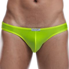 Joe Snyder Neon Polyester Bikini Brief JS01 POL Lemon Lime