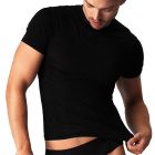 TEAMM8 Allure Sheer Cropped Tee TC-CTALL Noir