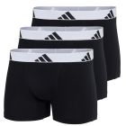 adidas Sportswear Active Flex Cotton Trunk 3-Pack 4AM002 Black/White Band