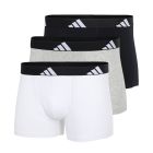 adidas Sportswear Active Flex Cotton Trunk 3-Pack 4AM002 White/Medium Grey Heather/Black