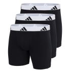 adidas Sportswear Active Flex Cotton Boxer Brief 3-Pack 4AM004 Black/White Band