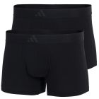 adidas Sportswear Active Flex Cotton 3 Stripes Low Rise Trunk 2-Pack 4AM008 Black