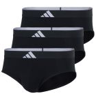 adidas Sportswear Active Flex Cotton Body Brief 3-Pack 4AM009 Black
